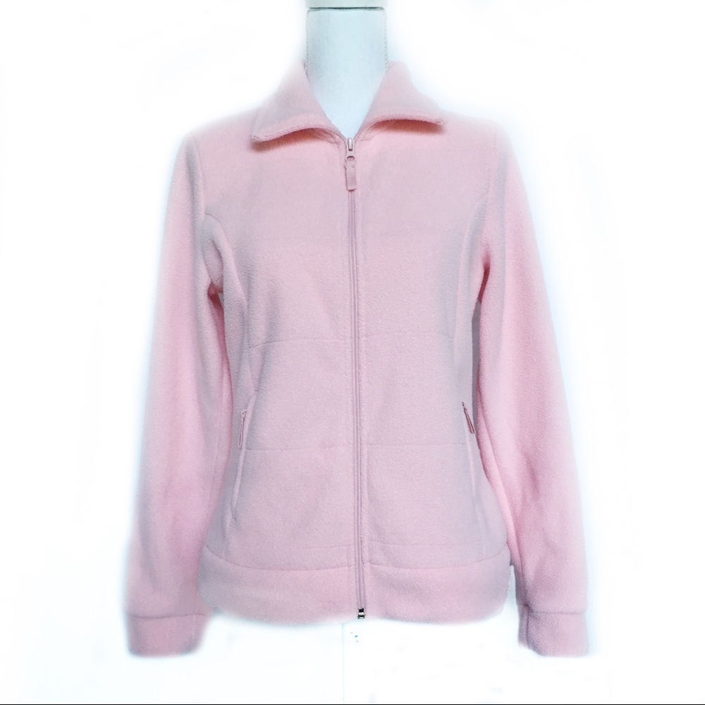 Merona Full Zipper Fleece Pastel Pink